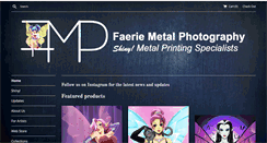 Desktop Screenshot of faeriemetal.com